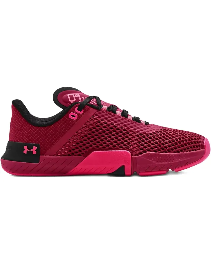 Under Armour TriBase Reign 4 "Black Rose/Penta Pink" Sneakers - Rosa Rosa