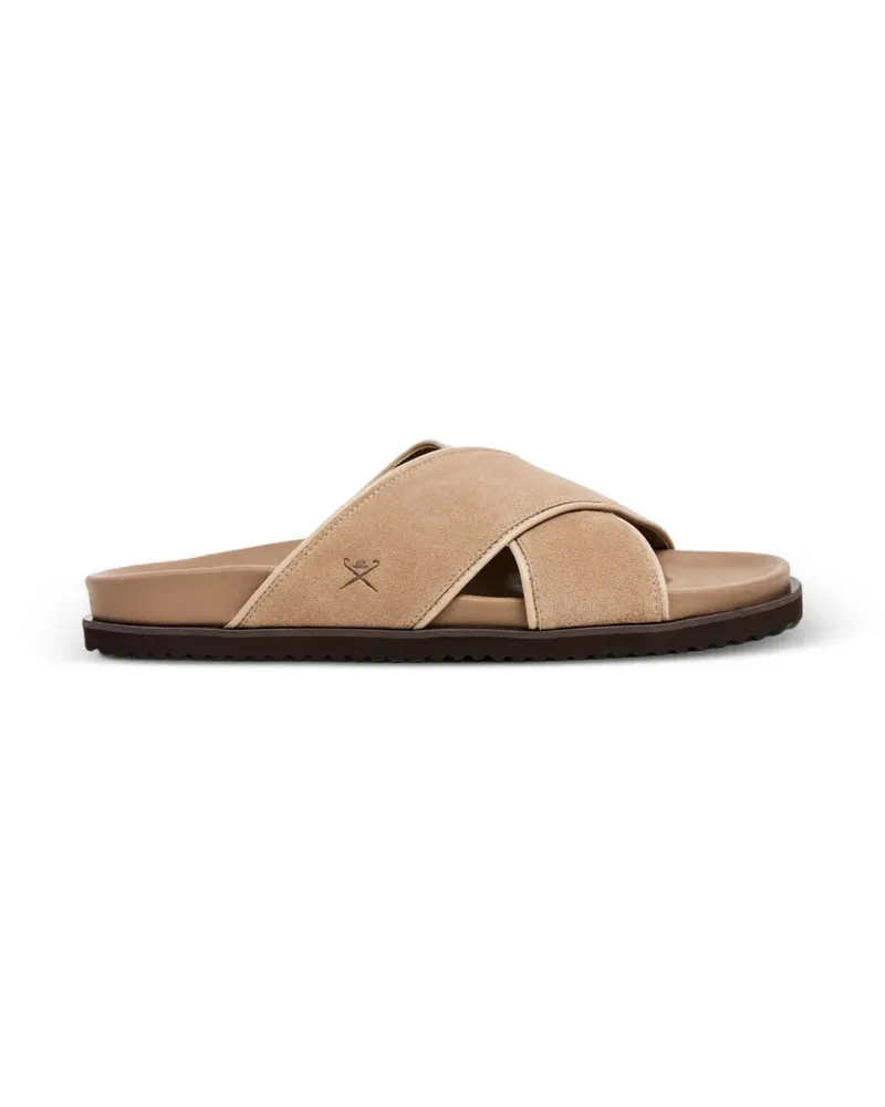 Hackett Mikonos Highcross crossover-strap sandals - Nude Nude