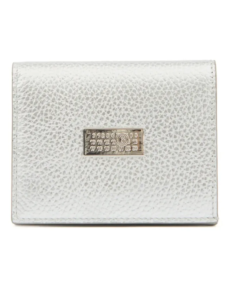 Maison Margiela Numeric Portemonnaie mit Klappe - Silber Silber