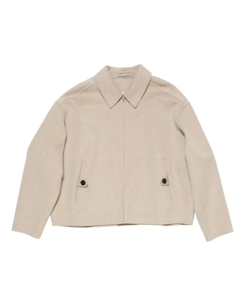 Acne Studios Jacke mit Reißverschluss - Nude Nude