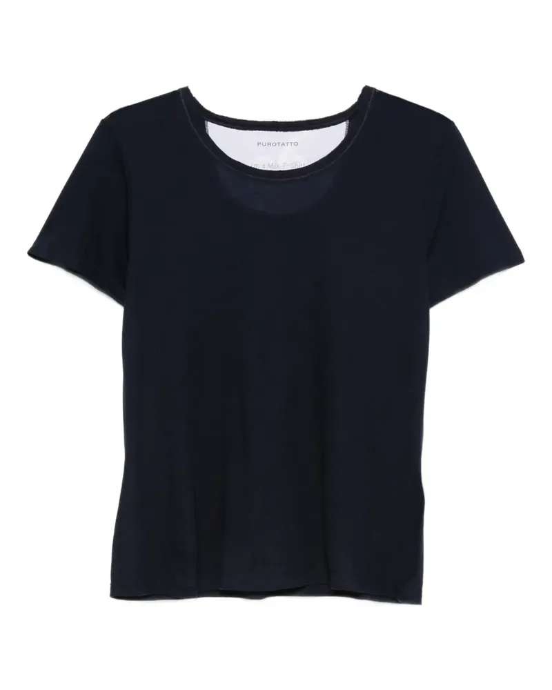 Purotatto round-neck T-shirt - Blau Blau