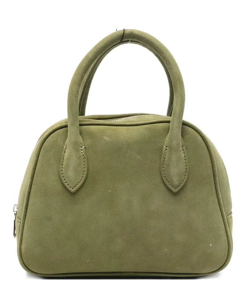 Dunst suede tote bag - Grün Grün
