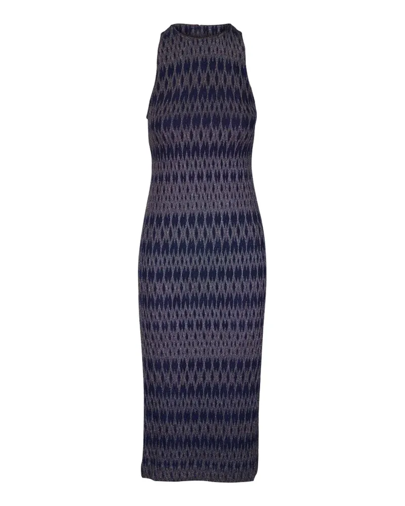 Missoni sleeveless midi dress - Blau Blau