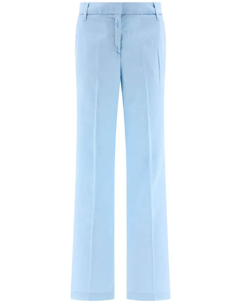 Jacob Cohën Gerade Hose mit Bügelfalten - Blau Blau
