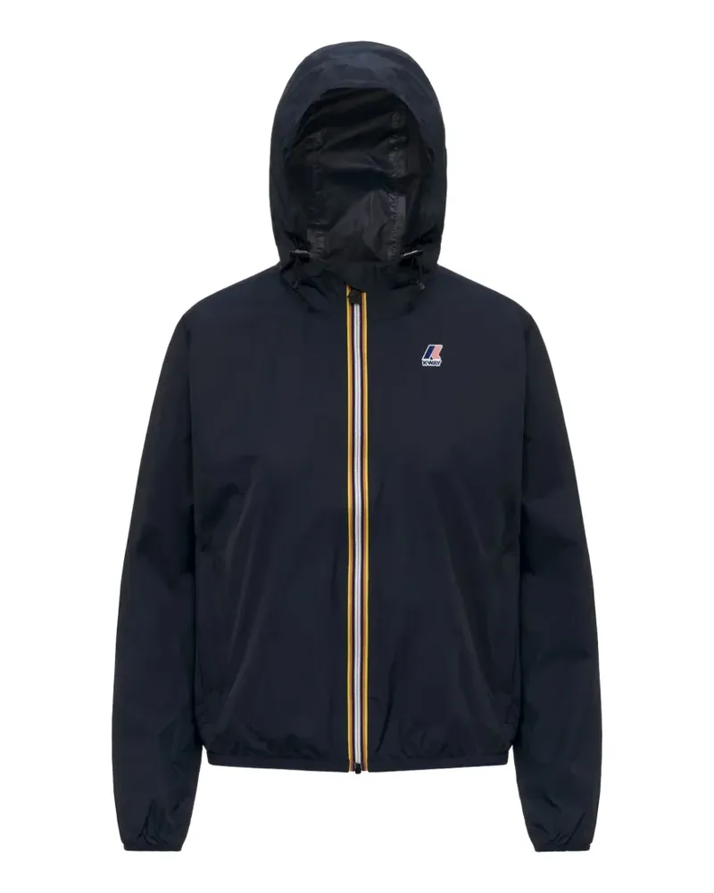 K-Way Kapuzenjacke mit Logo-Patch - Blau Blau