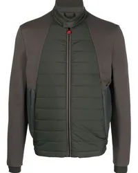 Kiton Gesteppte Jacke Grün