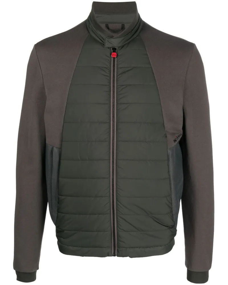 Kiton Gesteppte Jacke - Grün Grün