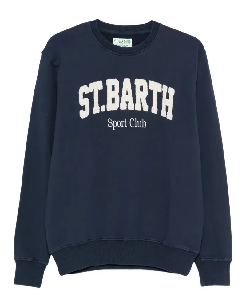 MC2 Saint Barth Ponza crew-neck lettering sweatshirt - Blau Blau
