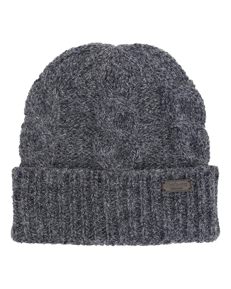 Barbour cable-knit scarf (set of two) - Grau Grau