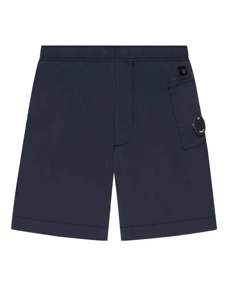 C.P. Company Lens-detail cargo shorts - Blau Blau