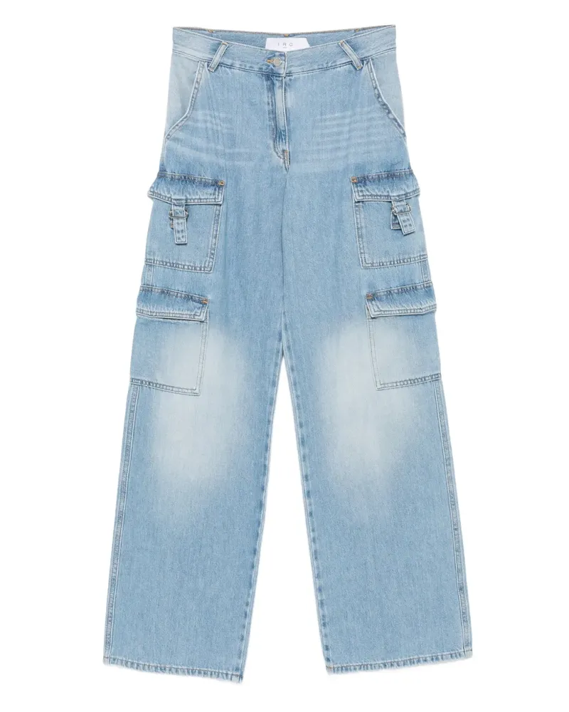 IRO Jeans mit aufgesetzten Taschen - Blau Blau
