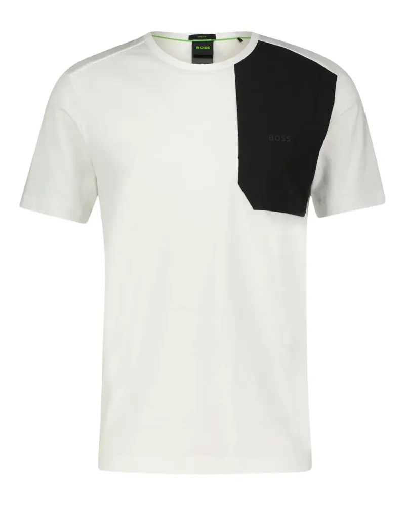 HUGO BOSS Tee PKT Glamping T-Shirt - Weiß Weiß