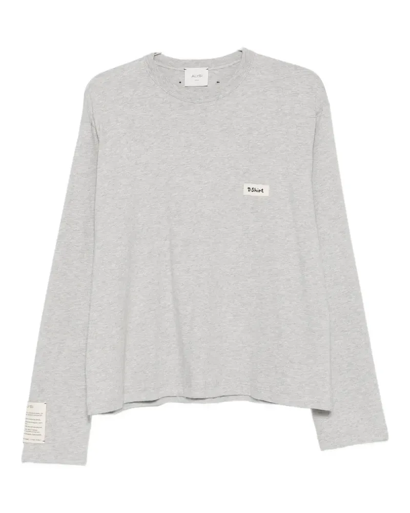 ALYSI long-sleeves T-shirt - Grau Grau