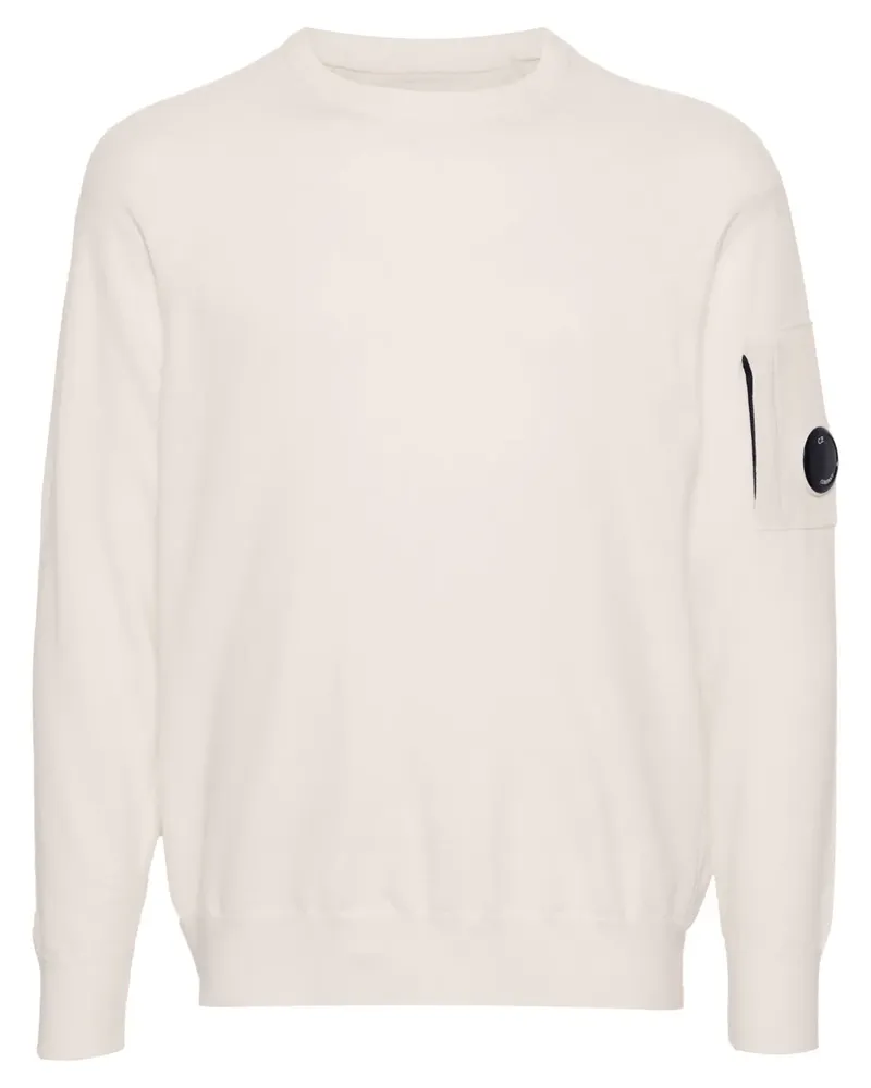C.P. Company Pullover mit Rundhalsausschnitt - Weiß Weiß