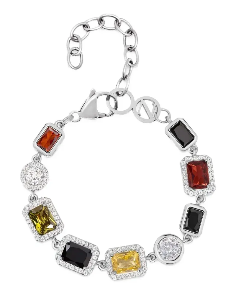 Nialaya Armband mit Schmucksteinen - Silber Silber