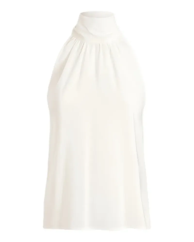 PT TORINO Anita bow-detail halterneck top - Nude Nude