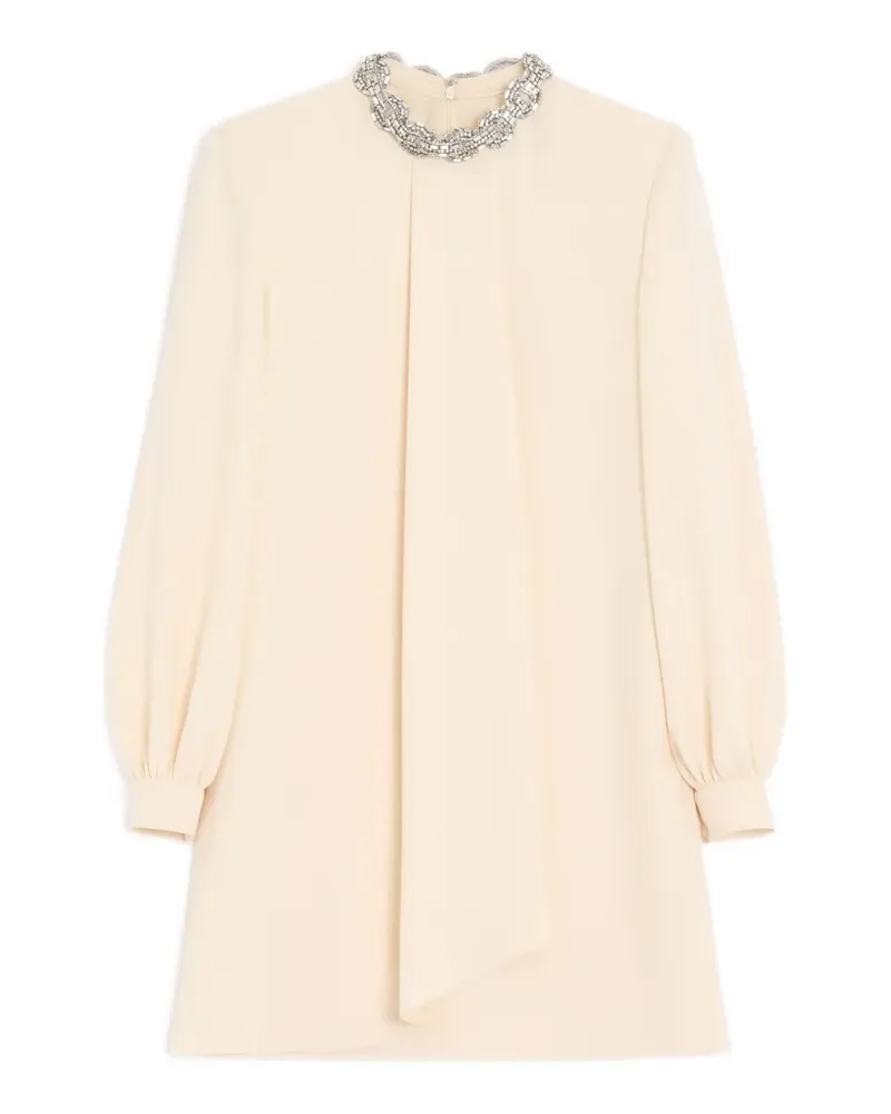 Valentino Garavani Cady Couture embroidered dress - Nude Nude