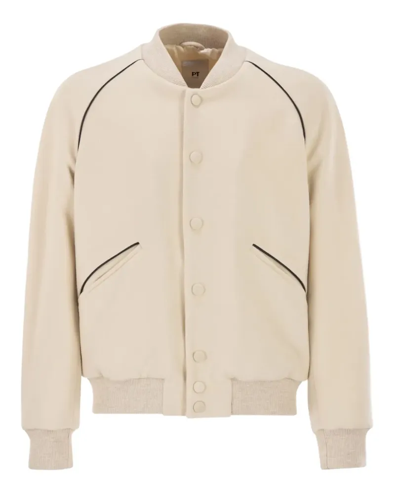 PT TORINO Bomberjacke mit paspelierten Nähten - Nude Nude