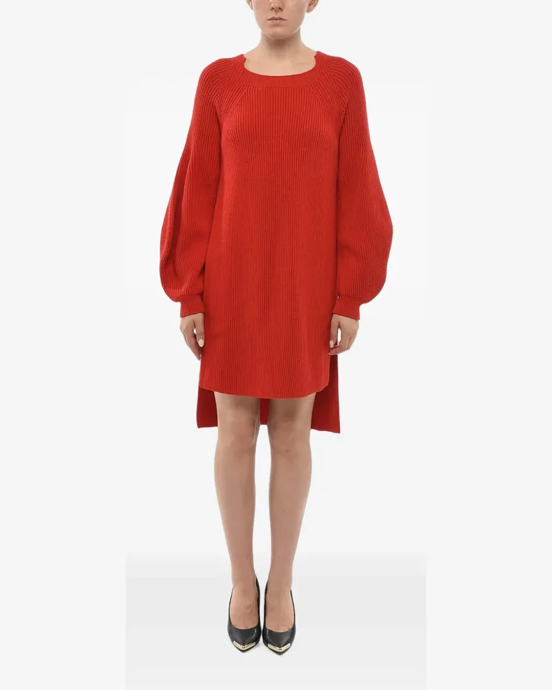 Stella McCartney Asymmetrisches Midikleid - Rot Rot