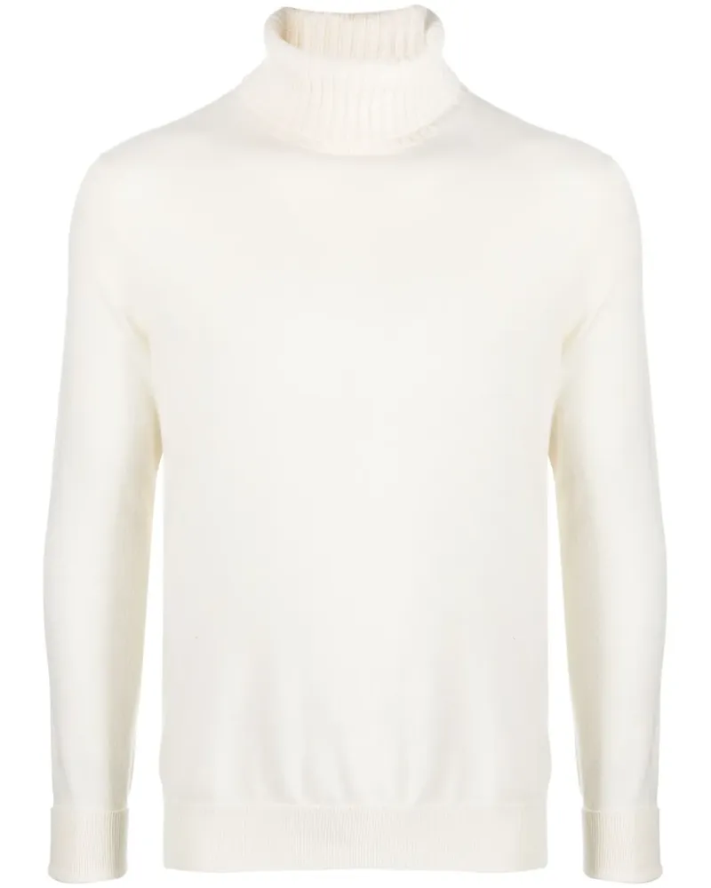 Ballantyne Kaschmirpullover mit Rollkragen - Weiß Weiß