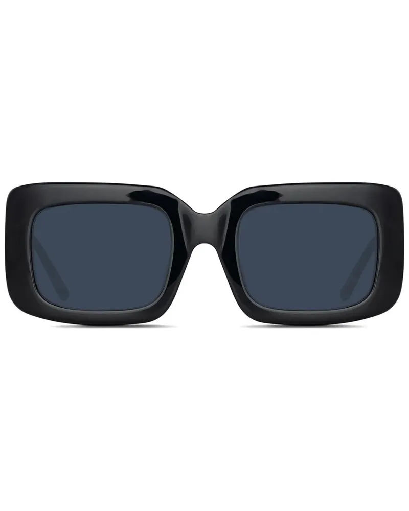 Linda Farrow Jorja Sonnenbrille mit eckigem Gestell - Schwarz Schwarz