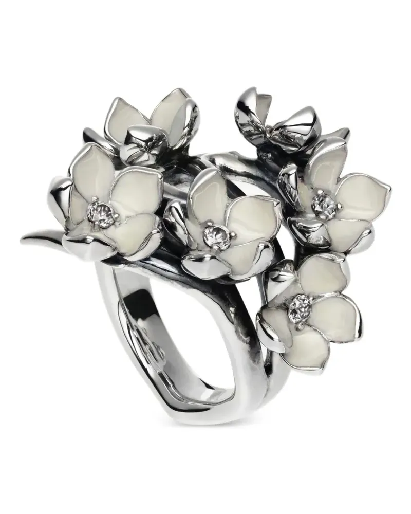 Shaun Leane Cherry Blossom Diamantenring - Silber Silber