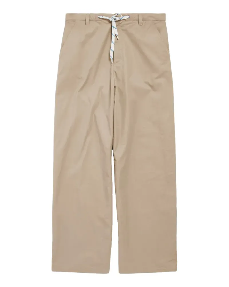 Balenciaga drawstring-waist trousers - Nude Nude