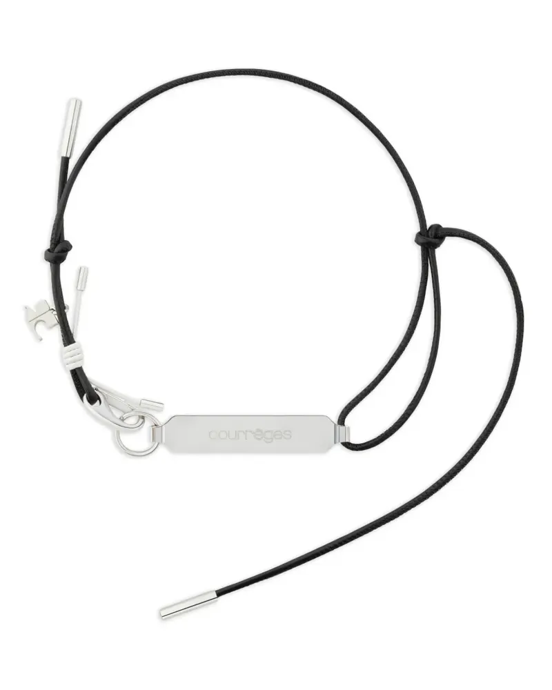 Courrèges Rope Choker - Silber Silber