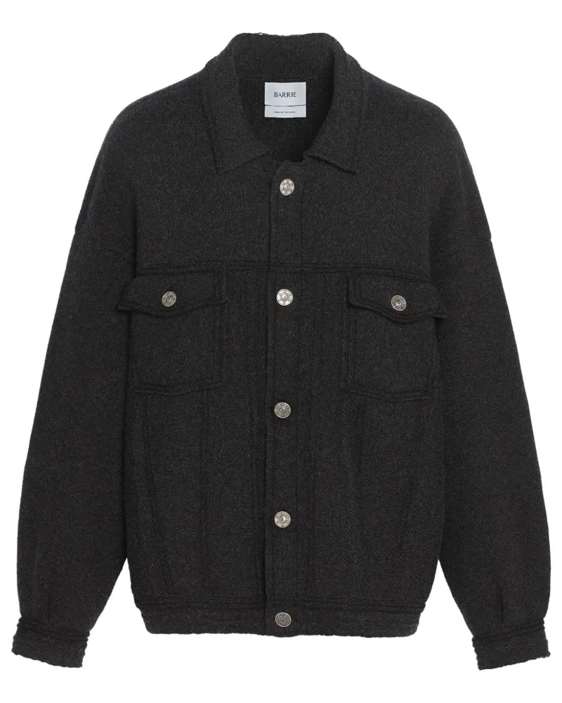 Barrie Jeansjacke im Oversized-Look - Schwarz Schwarz