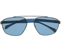 Klassische Pilotenbrille - Blau