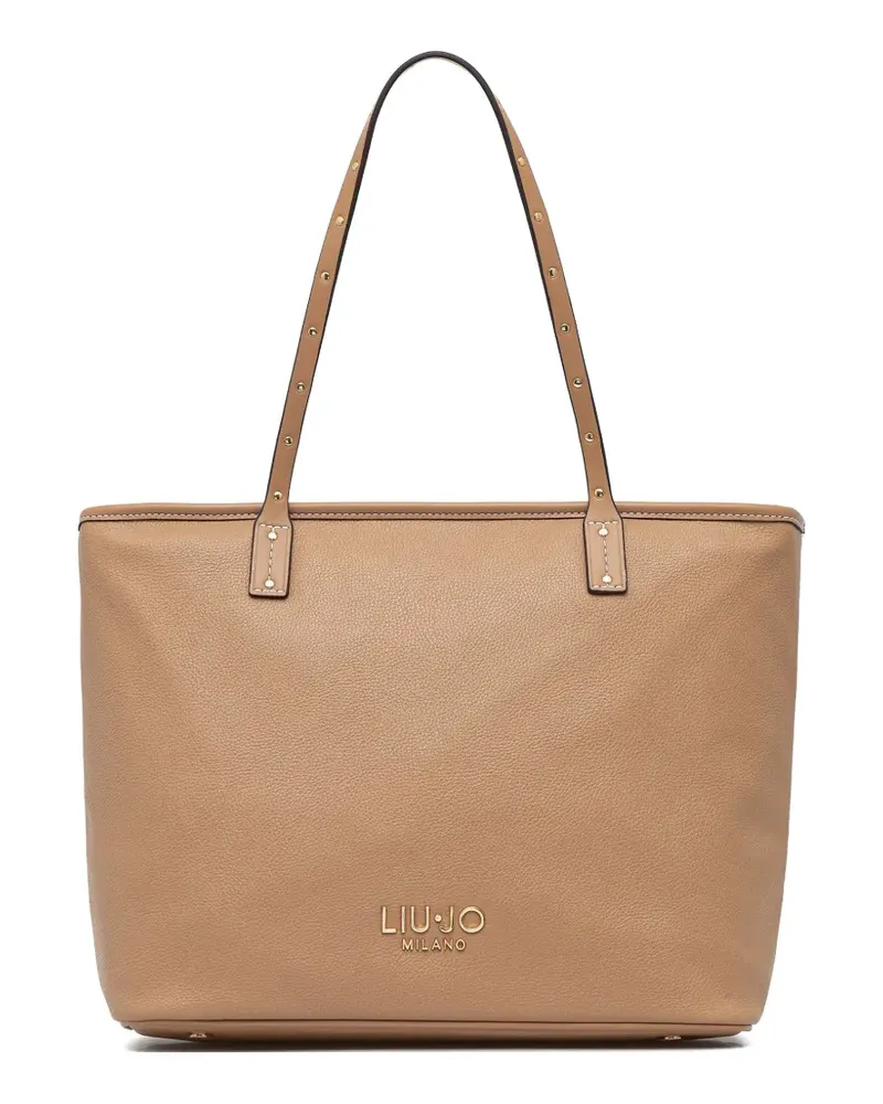 Liu Jo Tote Bag mit Nieten - Nude Nude