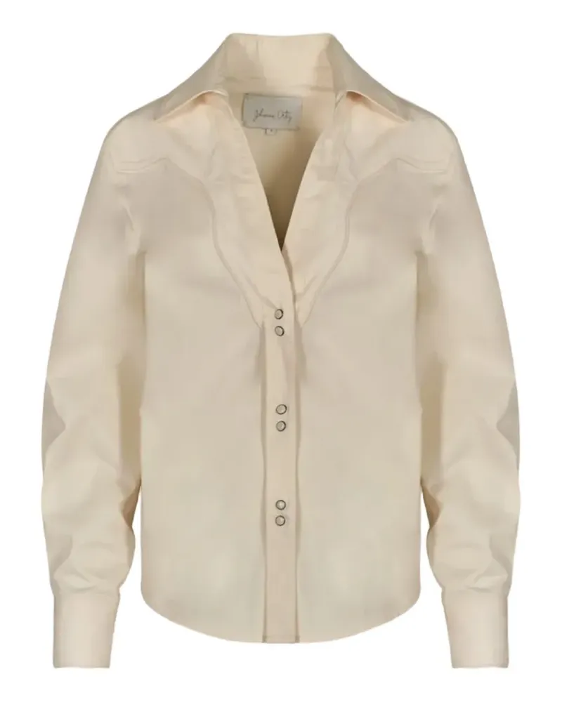 Johanna Ortiz Hacia Puerto V-neck shirt - Nude Nude