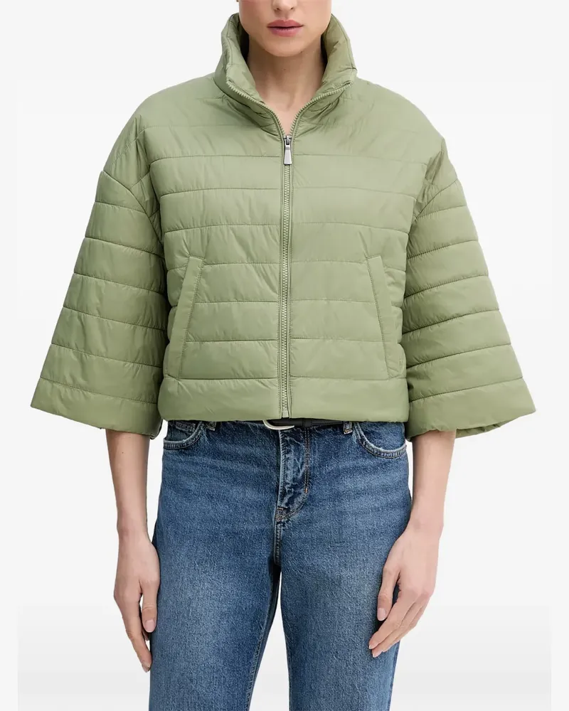Benetton quilted wide-sleeve jacket - Grün Grün