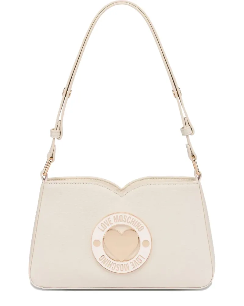 Moschino Klassische Schultertasche - Weiß Weiß