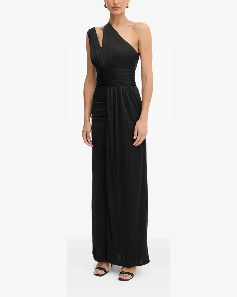 MARCIANO Los Angeles one-shoulder split maxi dress - Schwarz Schwarz
