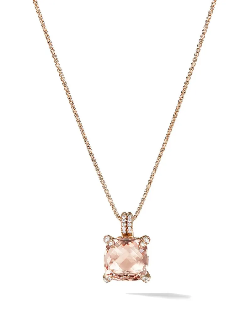 David Yurman 18kt Rotgoldhalskette Gold