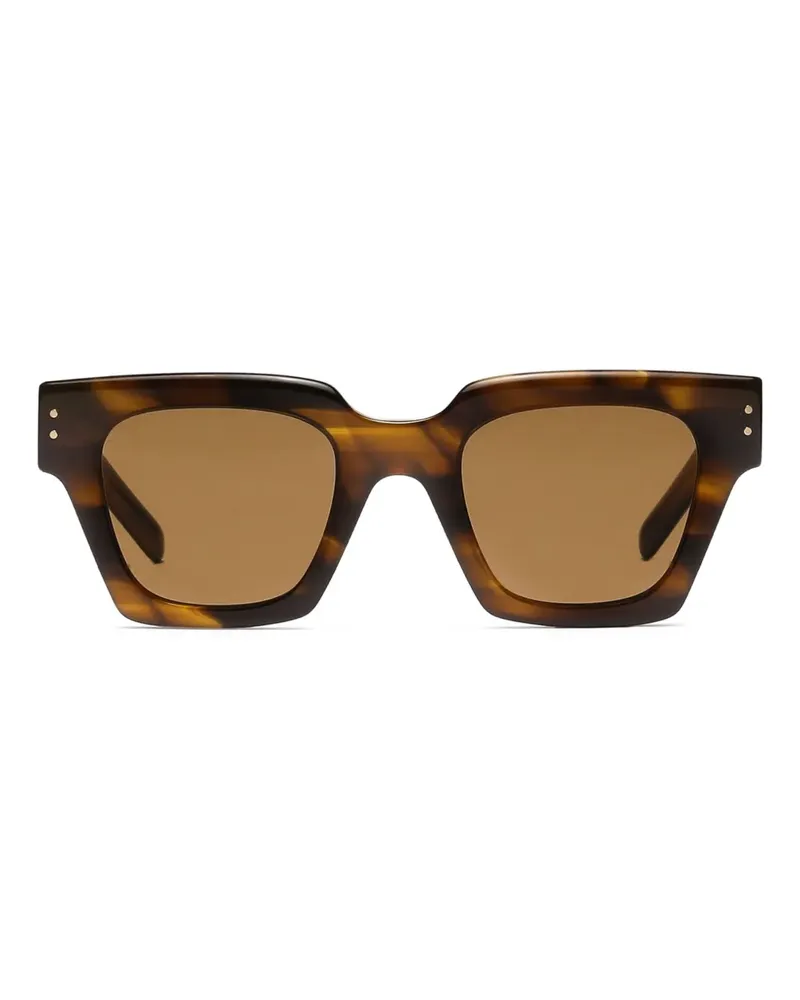 Dolce & Gabbana Sonnenbrille mit eckigem Gestell - Braun Braun