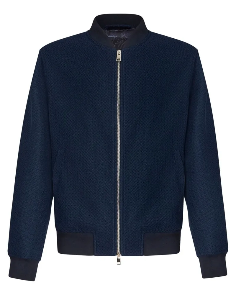 Etro Strukturierte Bomberjacke - Blau Blau