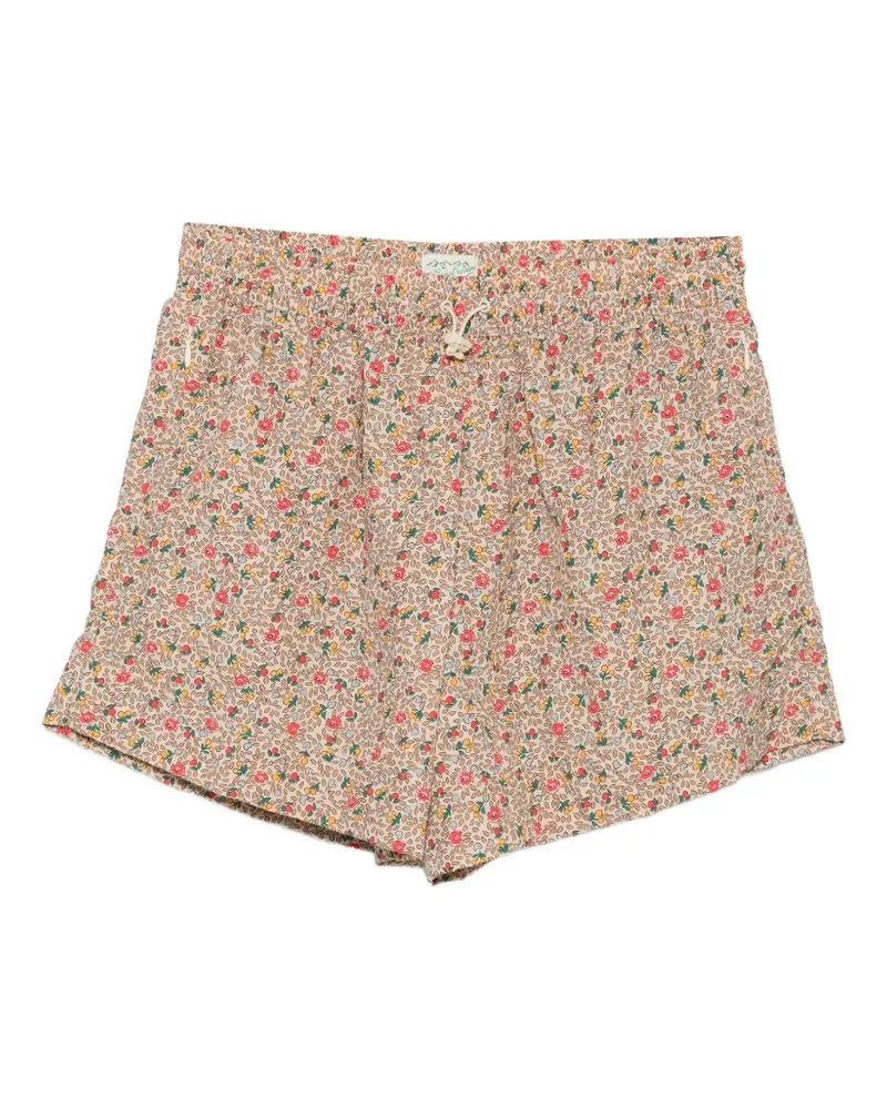 The Great Rover floral-print shorts - Nude Nude