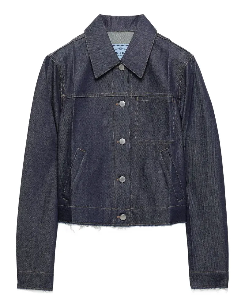 Prada Klassische Jeansjacke - Blau Blau