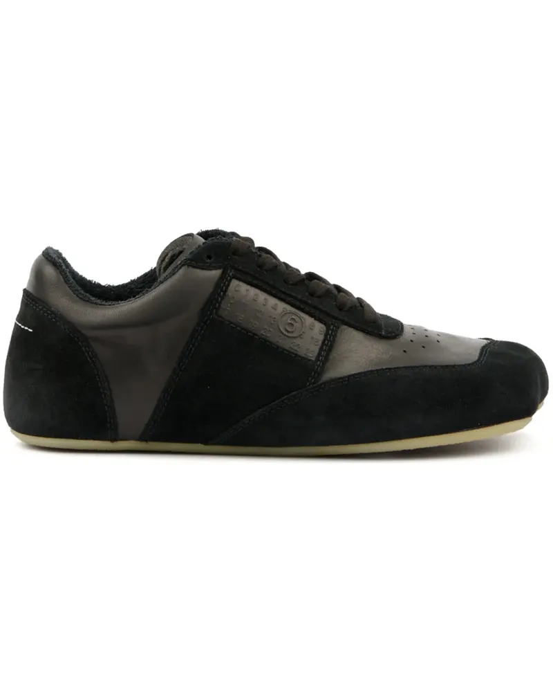 Maison Margiela Sneakers mit Nummern-Motiv - Schwarz Schwarz