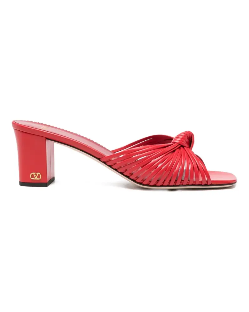 Valentino Garavani knot-detail sandals - Rot Rot