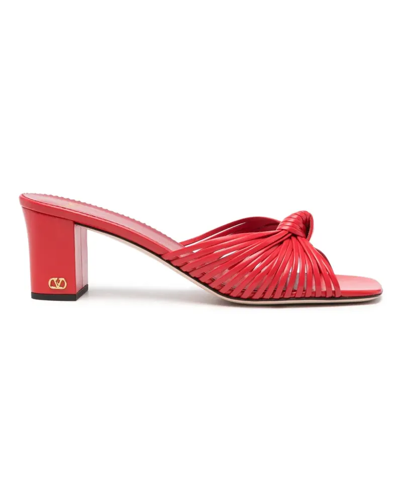 Valentino Garavani knot-detail sandals - Rot Rot