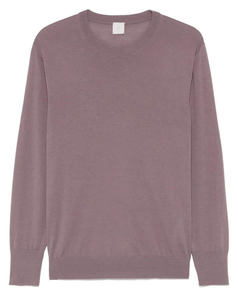 Eleventy Fein gestrickter Pullover - Violett Violett