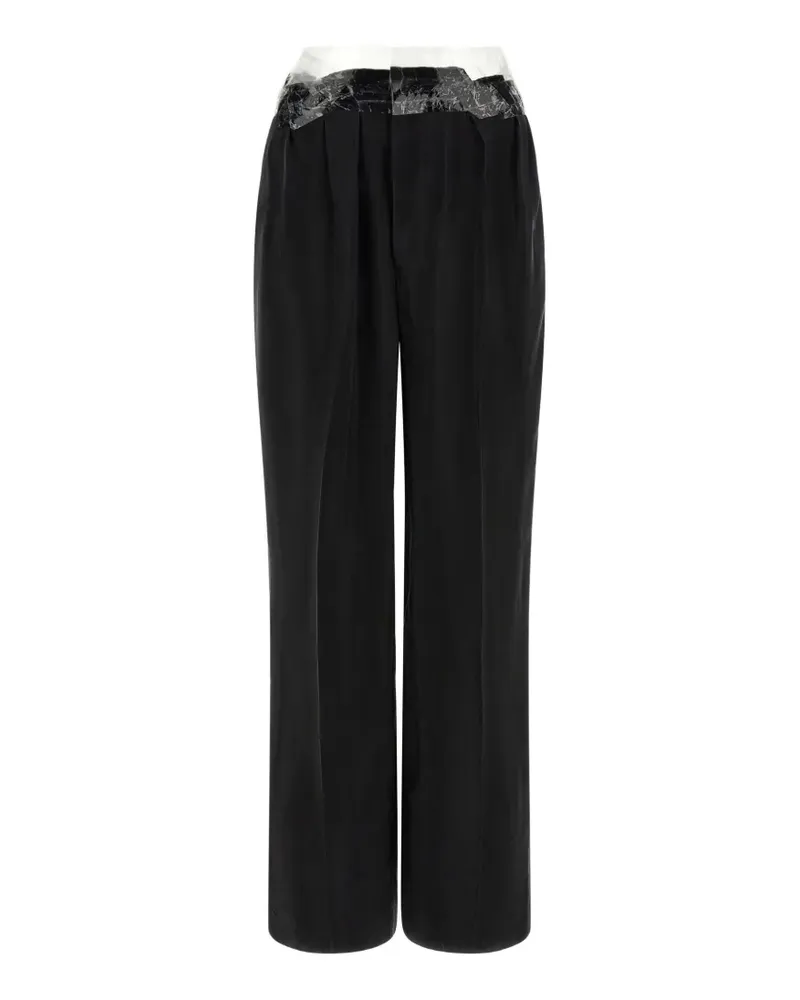 Maison Margiela four-stitch logo trousers - Schwarz Schwarz