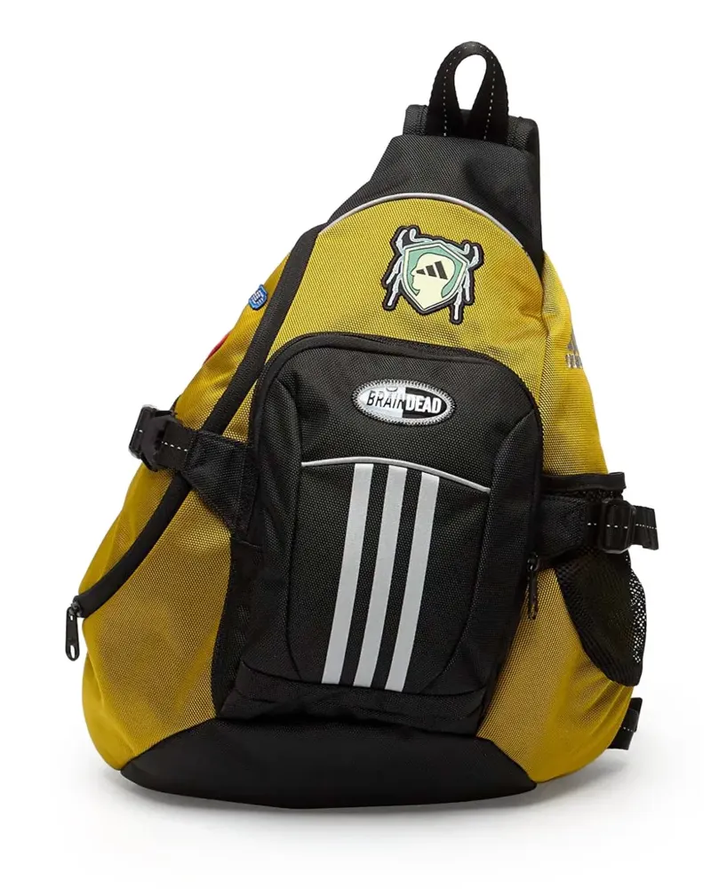 adidas x Brain Dead Rucksack mit Logo-Patch - Gelb Gelb