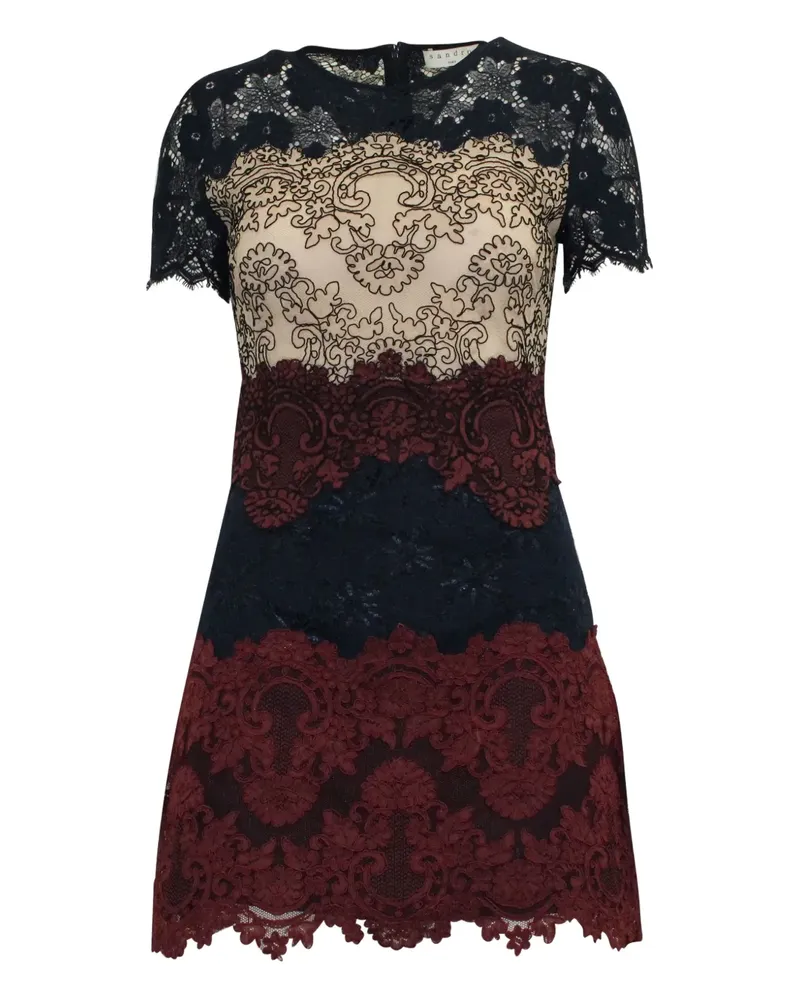 Sandro lace mini dress - Schwarz Schwarz