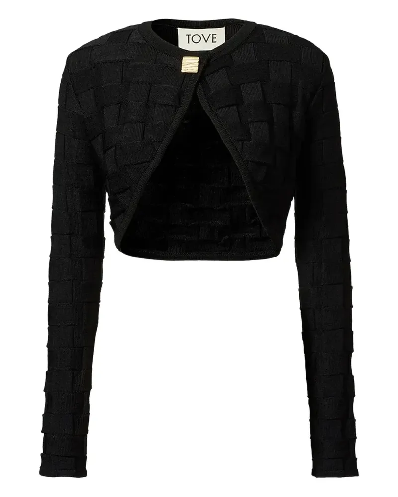 TOVE Tijen Cardigan - Schwarz Schwarz