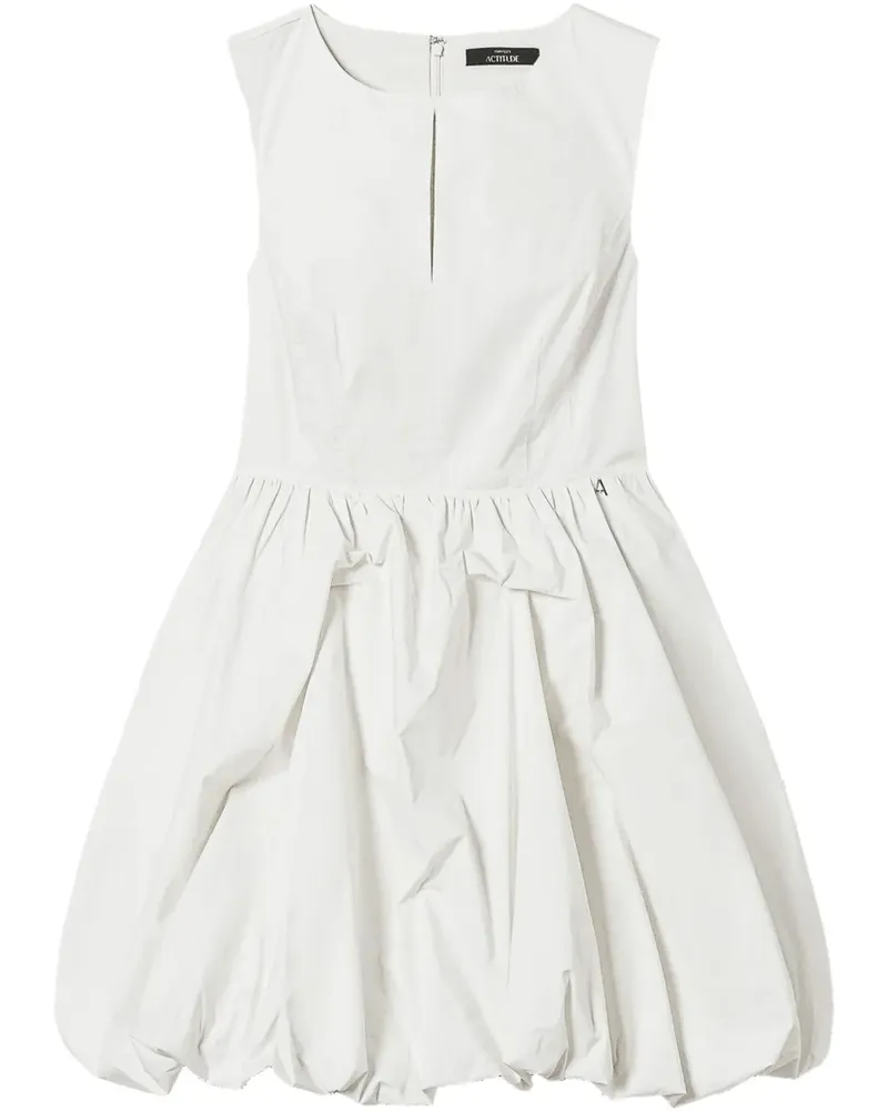 Twin-Set Kleid aus Popeline - Weiß Weiß