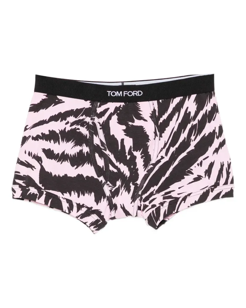 Tom Ford tiger-print boxer briefs - Rosa Rosa
